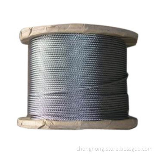 Galvanized Steel Strands for Self-supporting Strap, with 7 x 4 x 0.28mm Structure